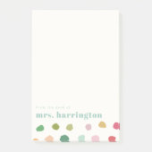 Post-it® Custom Name Fun Gift for Teachers Stationery (Devant)