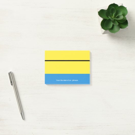 Post-it® Custom Teacher Notepad Gift Classroom Theme (Bureau)