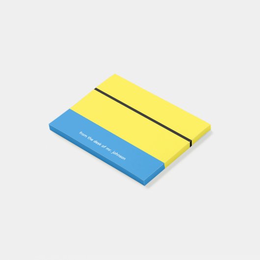 Post-it® Custom Teacher Notepad Gift Classroom Theme (Incliné)