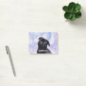 Post-it® Customisez le votre possèdent très le chien noir (Bureau)