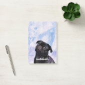 Post-it® Customisez le votre possèdent très le chien noir (Bureau)