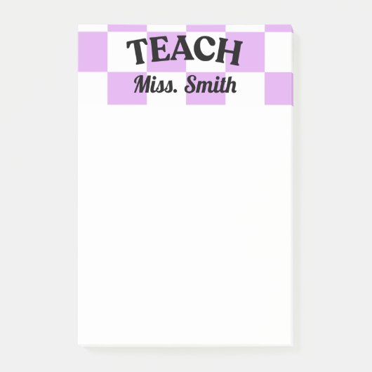 Post-it® Customizable Teacher (Devant)