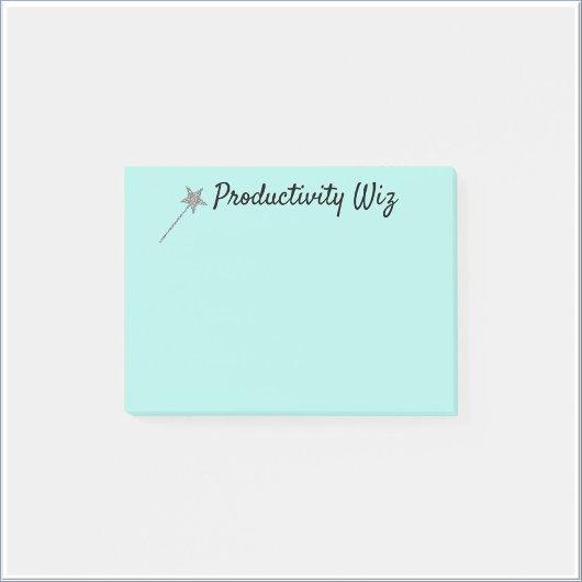 Post-it® Cute Aqua Productivité Wiz Notes