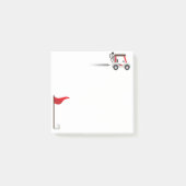 Post-it® Cute aquarelle Golf Fun Golfer Panier (Devant)