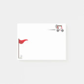 Post-it® Cute aquarelle Golf Fun Golfer Panier (Devant)