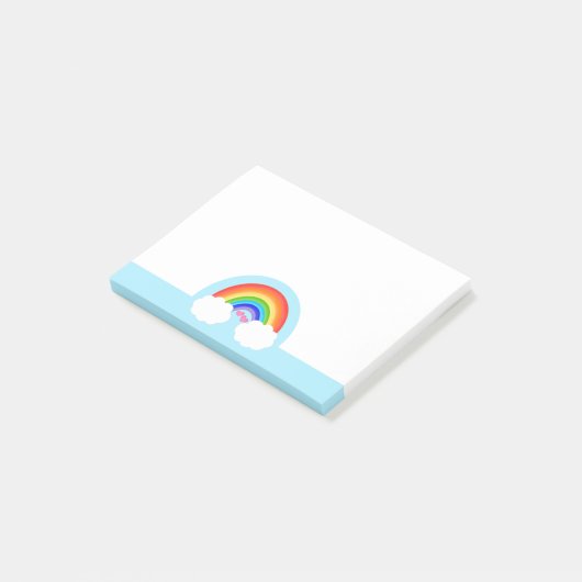 Post-it® Cute arc-en-ciel (Incliné)