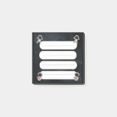 Post-it® Cute Astronaut Space 4 Sections Checklist Post it (Devant)