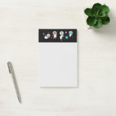 Post-it® Cute astronaute Animaux flottant dans l'espace (Bureau)