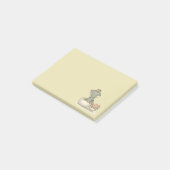 Post-it® Cute Baby Alligator Cartoon Hatching from Eggshell (Incliné)