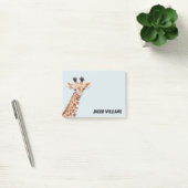 Post-it® Cute Baby Giraffe Nom personnalisé (Bureau)