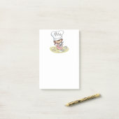 Post-it® Cute Baker (Sur un bureau)