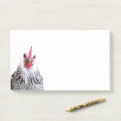 Post-it® Cute Bantam Cochin Hen Photo 10x6 Notes (Sur un bureau)