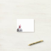 Post-it® Cute Bantam Cochin Hen Photo 4x3 Notes (Sur un bureau)