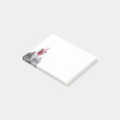 Post-it® Cute Bantam Cochin Hen Photo 4x3 Notes (Incliné)