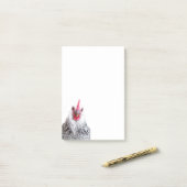 Post-it® Cute Bantam Cochin Hen Photo 4x6 Notes (Sur un bureau)