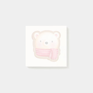 Post-it® Cute Bear Face