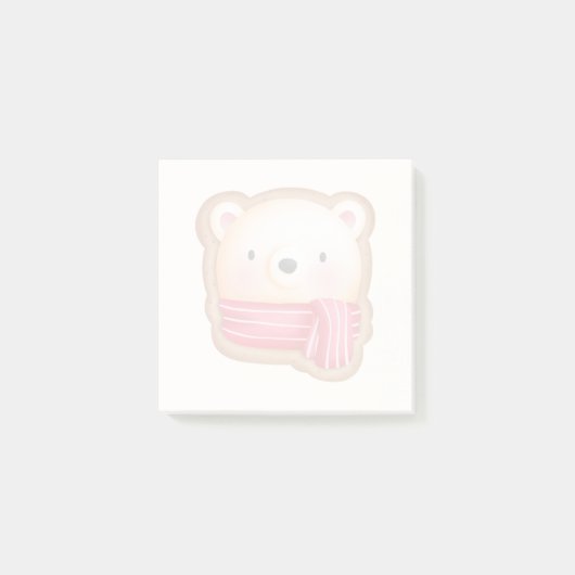 Post-it® Cute Bear Face (Devant)