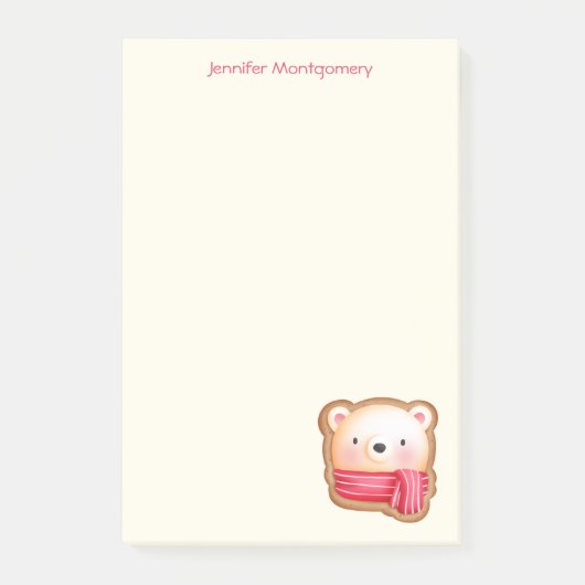 Post-it® Cute Bear Face (Devant)