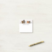 Post-it® Cute Bears Personnalisé (Sur un bureau)