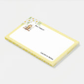 Post-it® Cute "Bee happy" Pesonalized (Incliné)