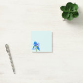 Post-it® Cute blue Iris aquarelle papeterie (Bureau)