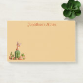 Post-it® Cute Bobcat sur cactus (Bureau)
