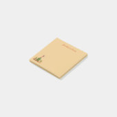 Post-it® Cute Bobcat sur cactus (Incliné)