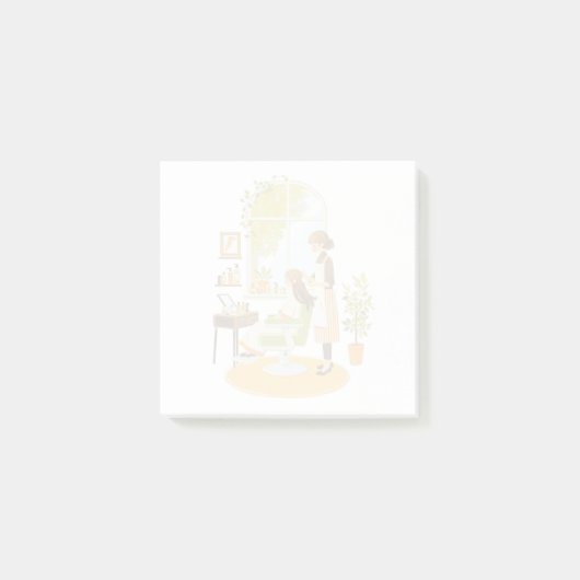 Post-it® Cute Botanical Hair Salon (Devant)