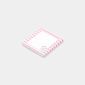 Post-it® Cute Bunnies avec marguerites de printemps et papi (Incliné)