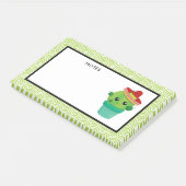 Post-it® Cute Cactus dans le Sombrero (Incliné)