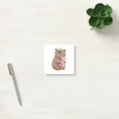 Post-it® Cute Capybara Hugging Teddy Bear Post-it Notes (Bureau)