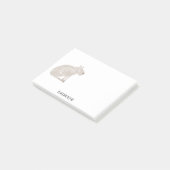 Post-it® Cute Capybara Personnalisé (Incliné)