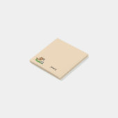 Post-it® Cute Cartoon Sparrow Playing Soccer | Personalize (Incliné)