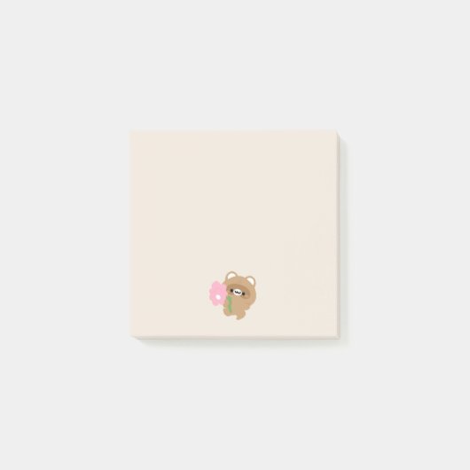 Post-it® Cute castor romantique (Devant)