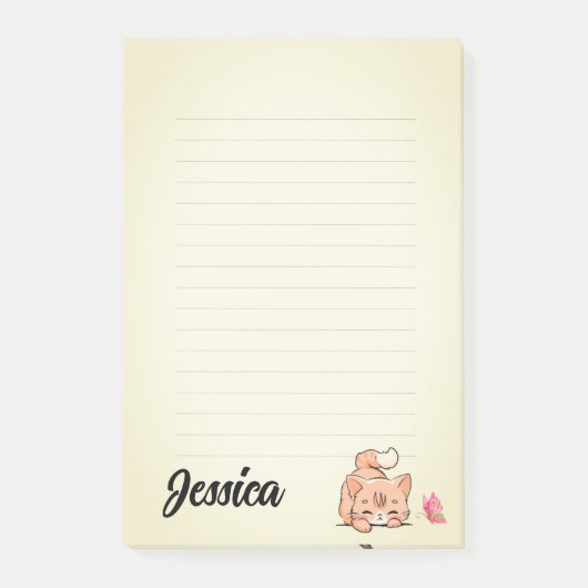 Post-it® Cute Cats Notes personnalisées (Devant)