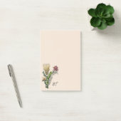 Post-it® Cute Chameleon dans Bouquet floral rose Personnali (Bureau)