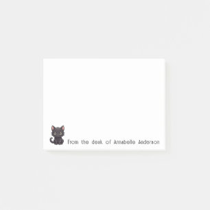 Post-it® Cute chat noir Personnaliser les notes