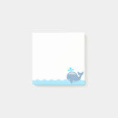 Post-it® Cute Chubby Cartoon Whale (Devant)