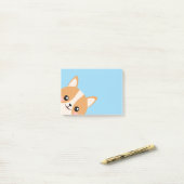 Post-it® Cute Corgi (Sur un bureau)