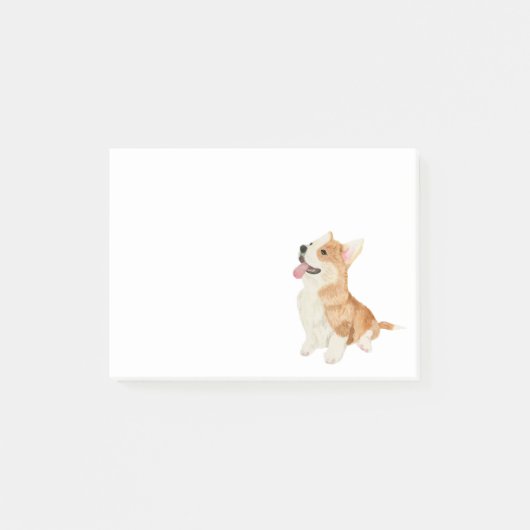 Post-it® Cute Corgi Chien Chien Chien Chien Cardigan Welsh  (Devant)