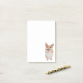 Post-it® Cute Corgi Lover Chien Chien Pembroke Welsh Corgis (Sur un bureau)