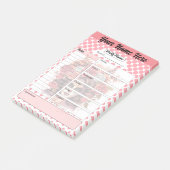 Post-it® Cute Crâne à sucre Planificateur hebdomadaire (Incliné)