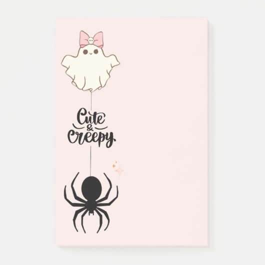 Post-it® Cute & Creepy — A Playful Haunt in Pastel (Devant)