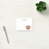 Post-it® Cute Cub Bear Personnalisé (Bureau)