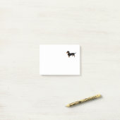 Post-it® Cute Dachshund - Doxie Dog (Sur un bureau)