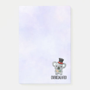 Post-it® Cute de Pun Koala surkoalaaaated en chapeau supéri