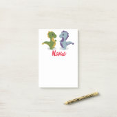 Post-it® Cute Dinosaur Paire Thunder_Cove (Sur un bureau)