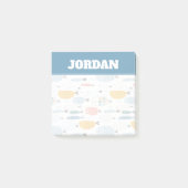 Post-it® Cute Doodle École de Motif de poisson (Devant)