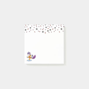 Post-it® Cute et simple licorne florale en Raincoat