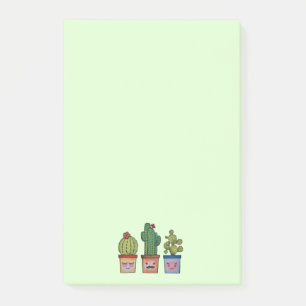 Post-it® Cute Famille Cactus En Aquarelle